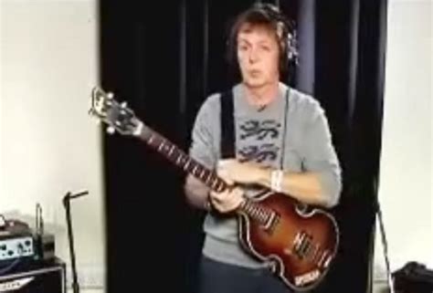 Paul McCartney Offers a Short Tutorial on How to Play the Bass Guitar | Learn bass guitar ...