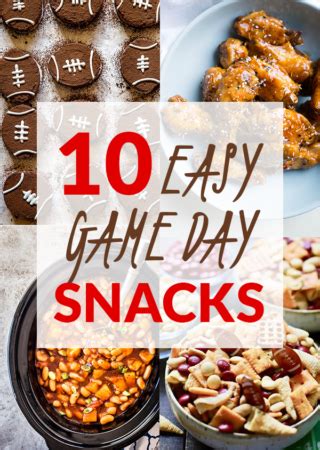 10 Easy Game Day Snacks - Kitschen Cat