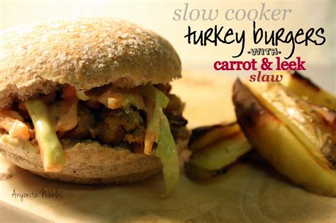 Anyonita Nibbles | Gluten Free Recipes : Gluten Free Skinny Slow Cooker Turkey Burgers with ...