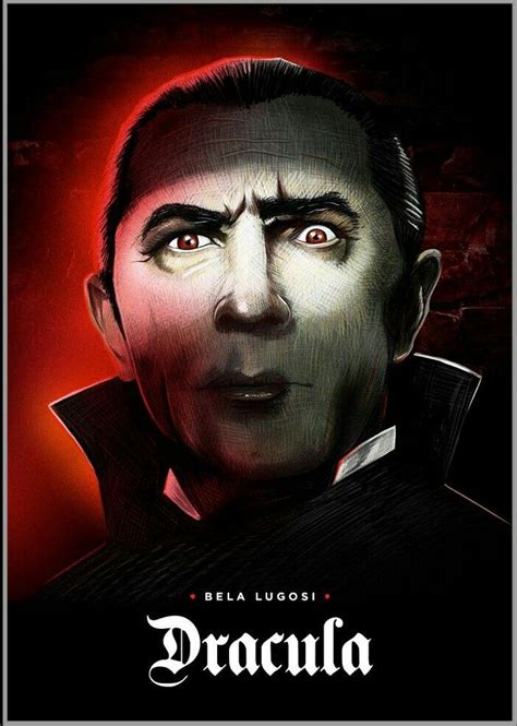 DRACULA BELLA LUGOSI - COLOUR DESIGN | Classic movie posters art ...