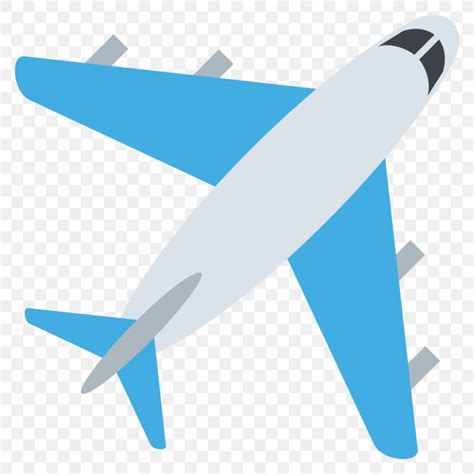 Airplane Emoji Text Messaging Sticker, PNG, 1024x1024px, Airplane ...