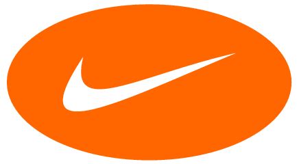 nike orange logo png