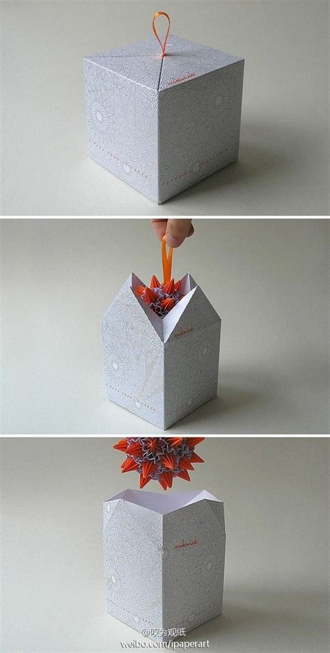 Origami ideas: Origami Box Open And Close