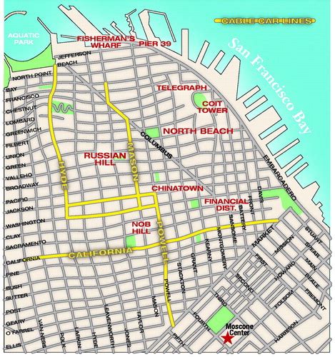 experimental ciervo Térmico cable car san francisco mapa global los ...