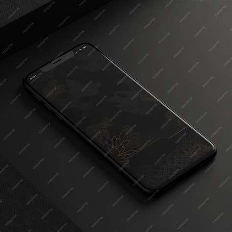 Premium AI Image | Black and minimalist design with pattern