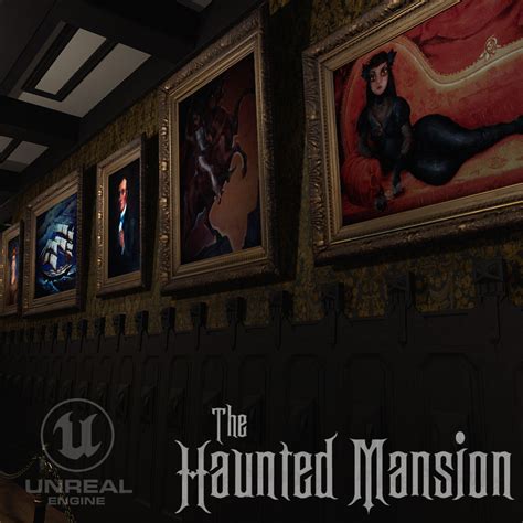 Matt Olson - Disneyland's Haunted Mansion Portrait Gallery in Unreal