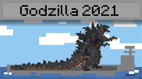 Minecraft | How To Build: Godzilla 2021 (1:6) - YouTube