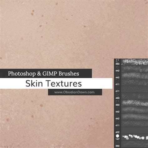Skin Textures Photoshop Brushes by redheadstock on DeviantArt