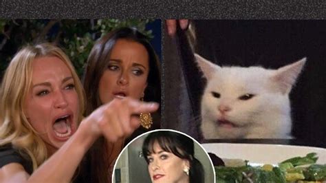 Kyle Richards Has No Clue What Woman Yelling At Cat Meme is About