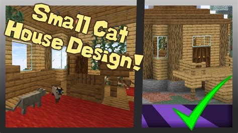 MINECRAFT | How to Make a Small Cat House Design! 1.14.4 - YouTube