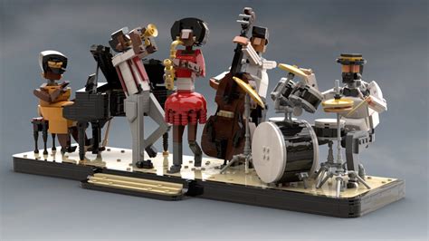 LEGO MOC Saxophone player by brickuba | Rebrickable - Build with LEGO