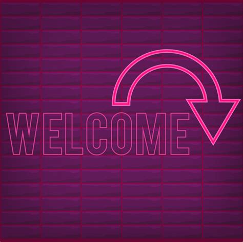 Welcome sign pink neon effect. isolated pink neon effect for box 3225130 Vector Art at Vecteezy