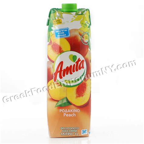 AMITA PEACH JUICE (1LTR) – Greek Food Emporium