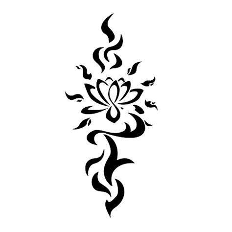 11 Beautiful Tribal Lotus Flower Tattoos | Only Tribal