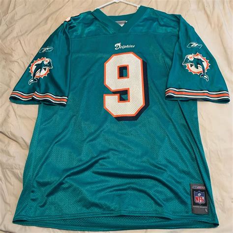 Reebok REEBOK JAY FIEDLER MIAMI DOLPHINS JERSEY SIZE LARGE CLEAN | Grailed