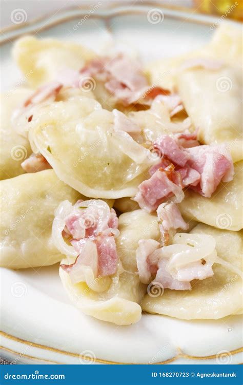 Traditional Polish Dumplings Stock Image - Image of cookbook, fresh: 168270723