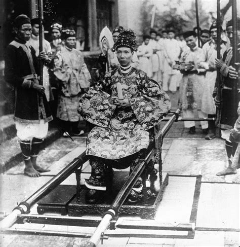 “The Emperor Khai-Dinh” by François Tessan, 1922 - HISTORIC VIETNAM