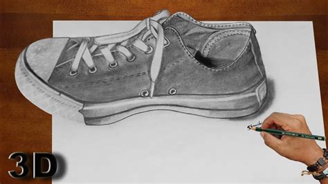 Converse Shoes Colored Pencil Drawing Print Wall Art Realistic Art Gift ...