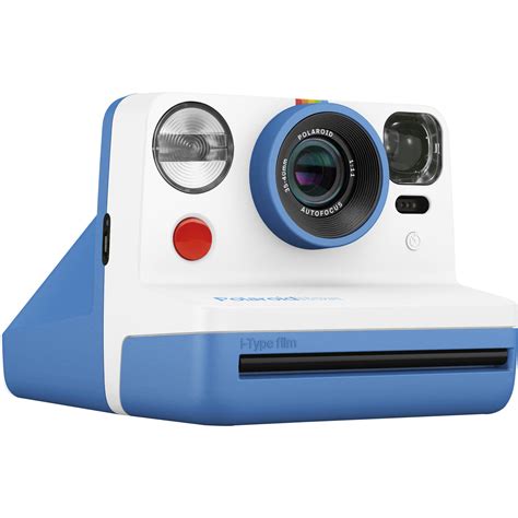 Polaroid Now Instant Film Camera (Blue) 9030 B&H Photo Video