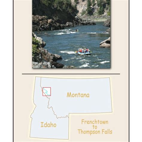 Clark Fork River Map #2 by River Rat Maps for floating and wade access