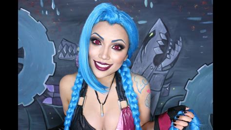 JINX Cosplay Makeup Tutorial !!! - YouTube