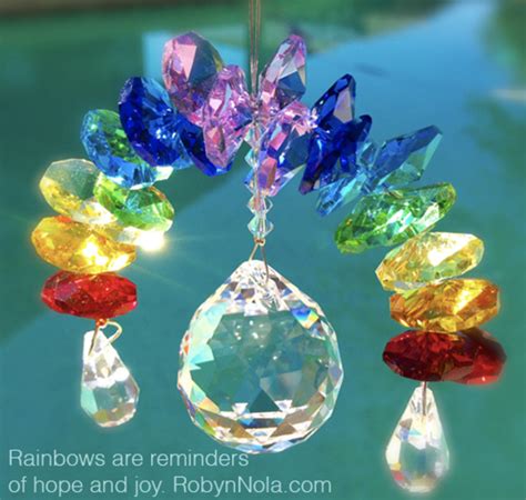 Crystal Rainbow Sun Catcher-Rainbow Bridge Sun Catcher | Robyn Nola Gifts