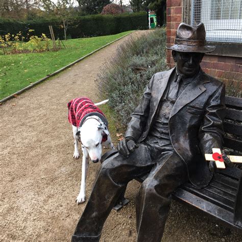 Frank Foley Statue in Mary Stevens Park Stourbridge | Life size statues, War heroes, Celebrities