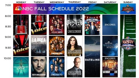 NBC Fall 2022 Schedule: The Complete List of Shows | NBC Insider