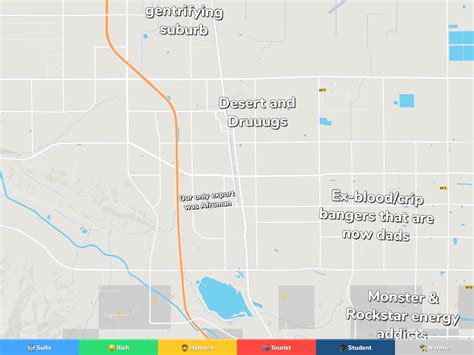 Palmdale Neighborhood Map