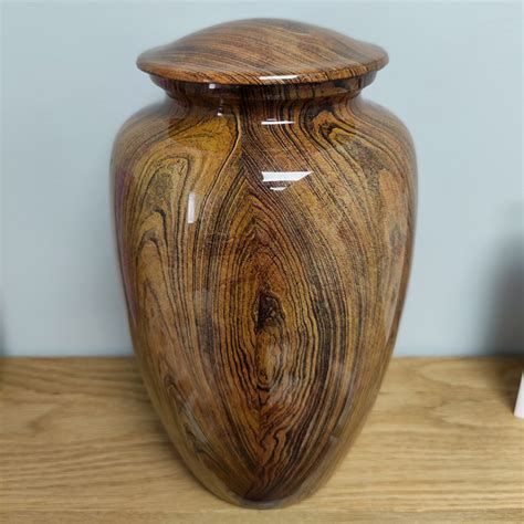 Wood Effect Adult Urn - Carl Hogg Funeral Services Golborne