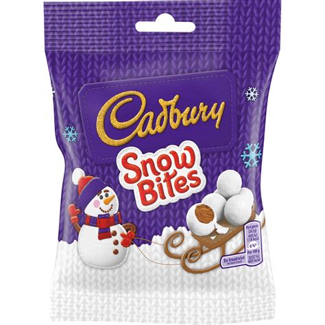 Cadbury Snow Bites Bag 90g | Wilko