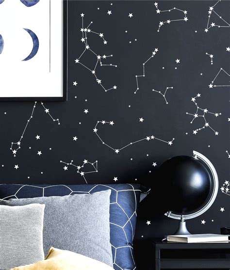 Constellation Wall Decals, Kids Room Decor, Constellation Star Map, Constellation Decals, Zodiac ...