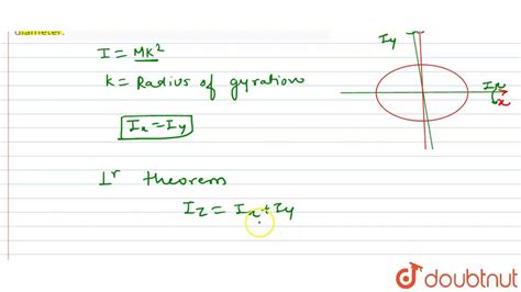 Radius Of Gyration Formula / Mass, Moments, Center of Mass, and Radius of Gyration ...