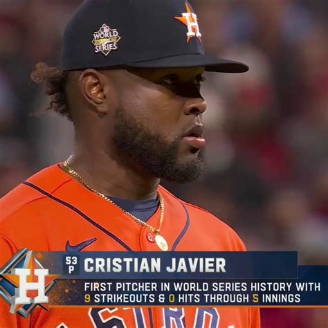 Sporting News MLB on Twitter: "A historic start from Cristian Javier 🚀 https://t.co/lgbtgyyE8J ...