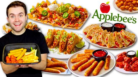 Trying Applebee's ENTIRE APPETIZERS MENU! Every Single Item! - YouTube