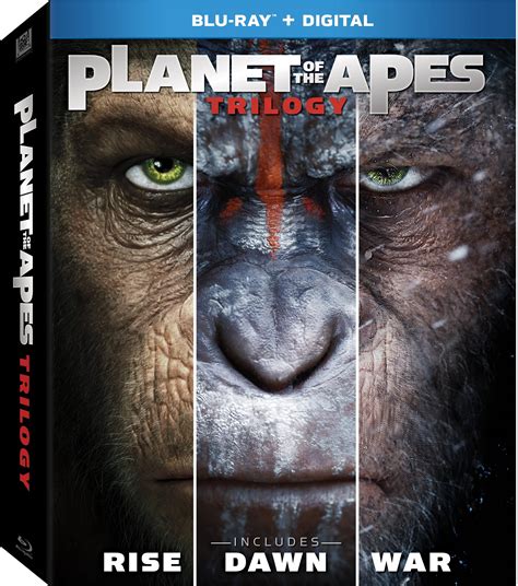 Planet of the Apes Trilogy (Blu-ray + Digital) - Walmart.com