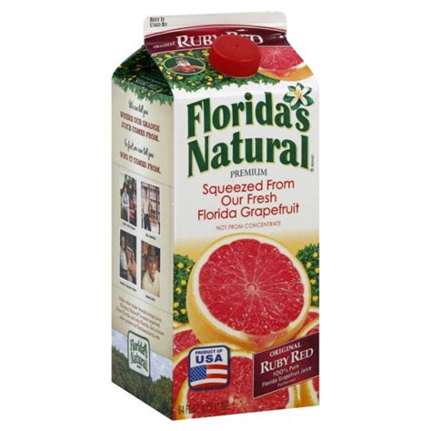 Florida's Natural Premium Original Ruby Red Grapefruit Juice