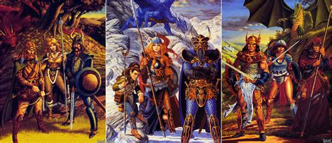 DragonLance Chronicles Trilogy Covers - TSR - Larry Elmore ...