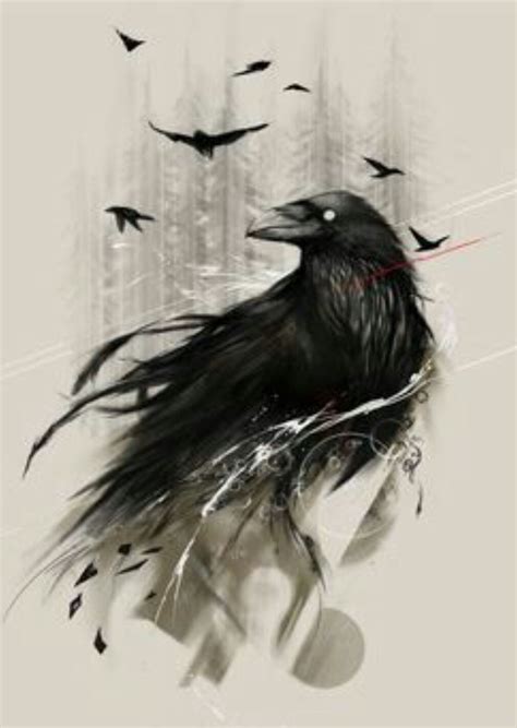 Pin by kelli Newton on Ravens & Crows | Crow tattoo design, Raven tattoo, Raven art