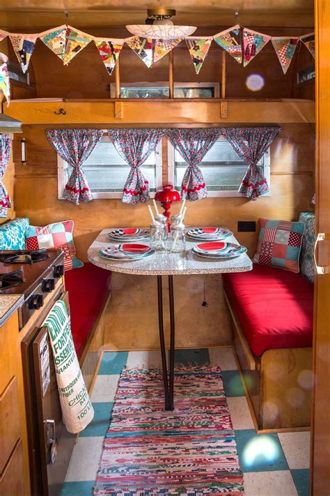 19 Fantastic Glamper Interiors | Vintage camper interior, Vintage camper, Camper decor