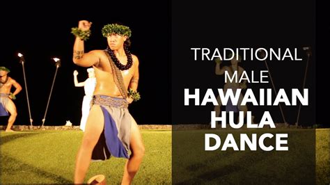 Traditional Hawaiian Luau Male Hula Dance - YouTube