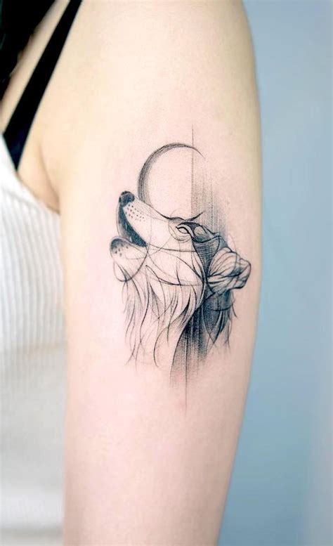 Wolf tattoo designs for women photos