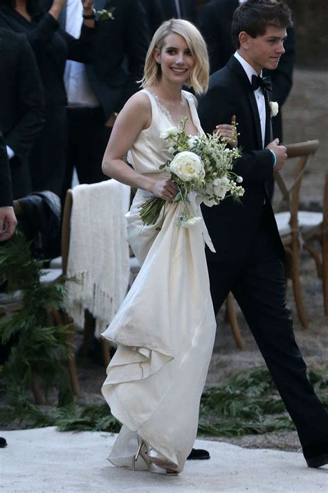 Emma Roberts as a Bridesmaid at Kara Smith's Wedding in Los Angeles ...