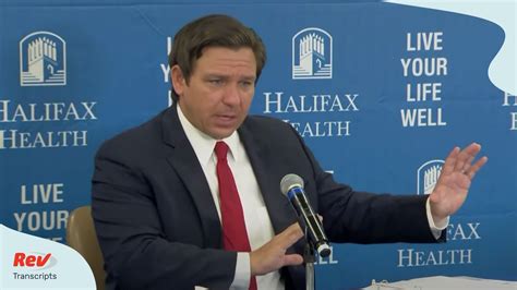 Florida Governor Ron DeSantis COVID-19 Briefing May 3 | Rev Blog