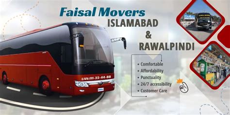 Faisal Movers Lahore Terminal, contact details & bus timings