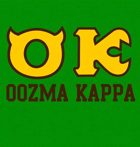 MONSTERS UNIVERSITY OOZMA KAPPA T-Shirt - Monsters Inc - Quality - NEW | eBay