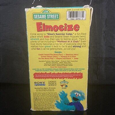 SESAME STREET: ELMOCIZE (VHS, 1996) $9.32 - PicClick CA