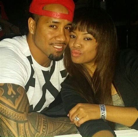 WWE Superstar Jey Uso (Joshua Fatu) and his wife Takecia Travis Fatu celebrated their third ...