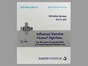 Fluzone High-Dose 2014-15 (PF) intramuscular Drug information on Uses ...