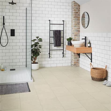 Karndean Knight Tile Ivory Riven Slate ST18 | Luxury Vinyl Flooring